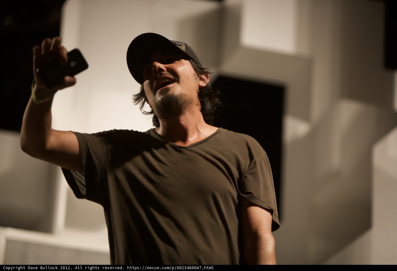Amon Tobin Takes a Coachella Selfie