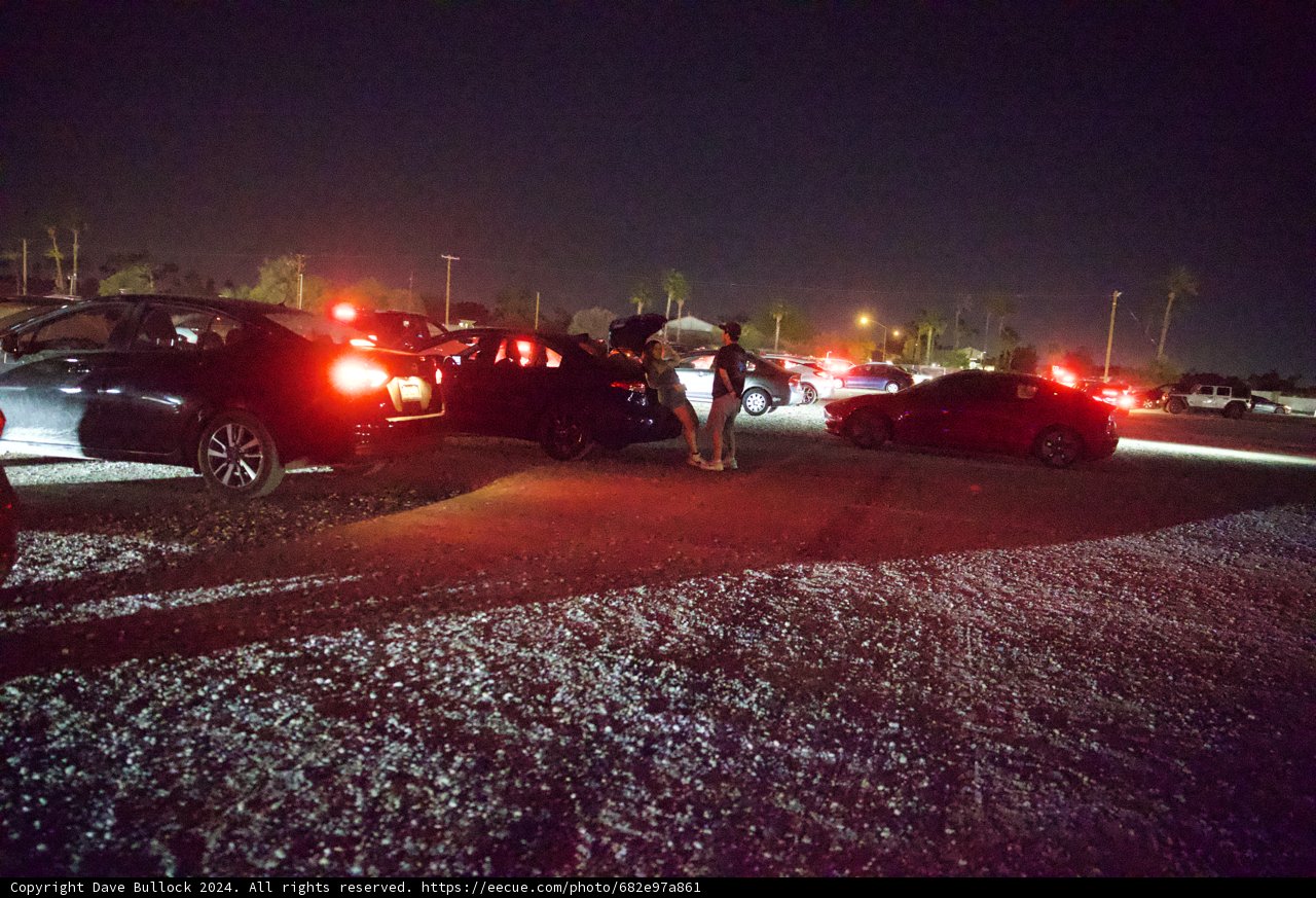 Midnight Motors: A Glimpse into the Post-Event Exodus at Coachella 2024