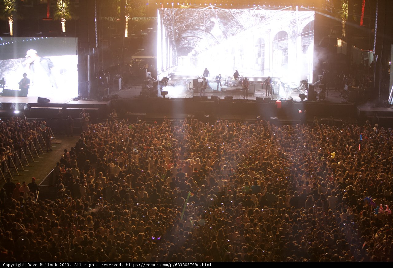 Coachella Crowd Lights Up the Night