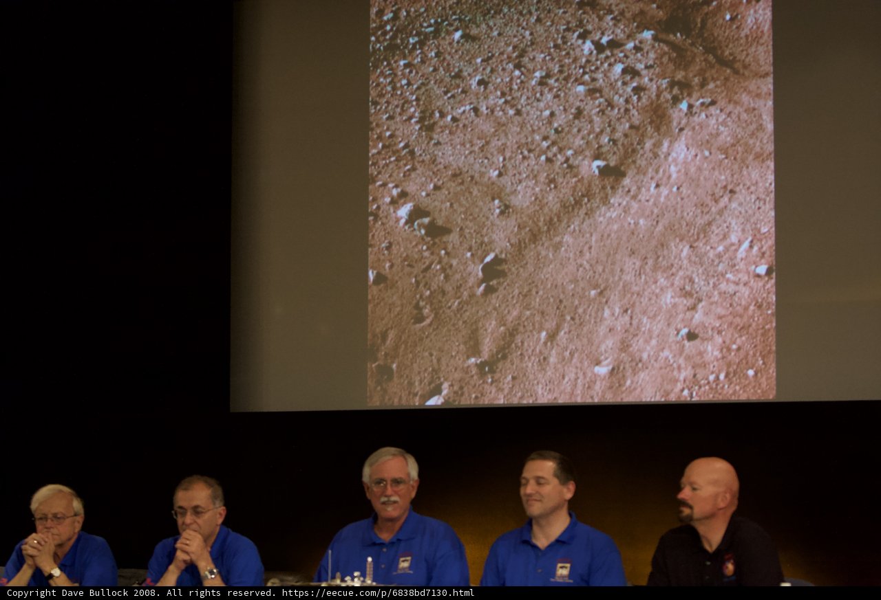 Men at a Mars Press Conference