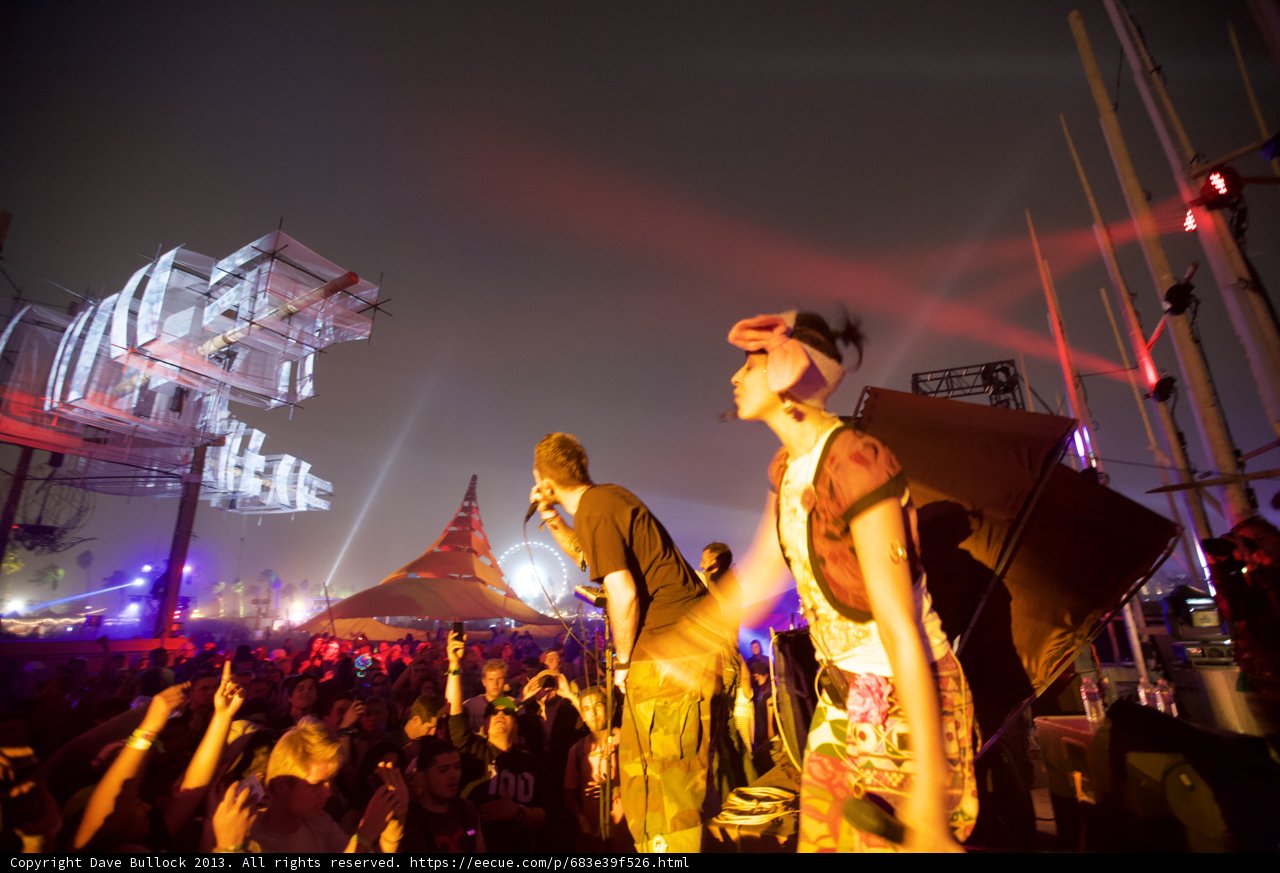 Rocking under the night sky