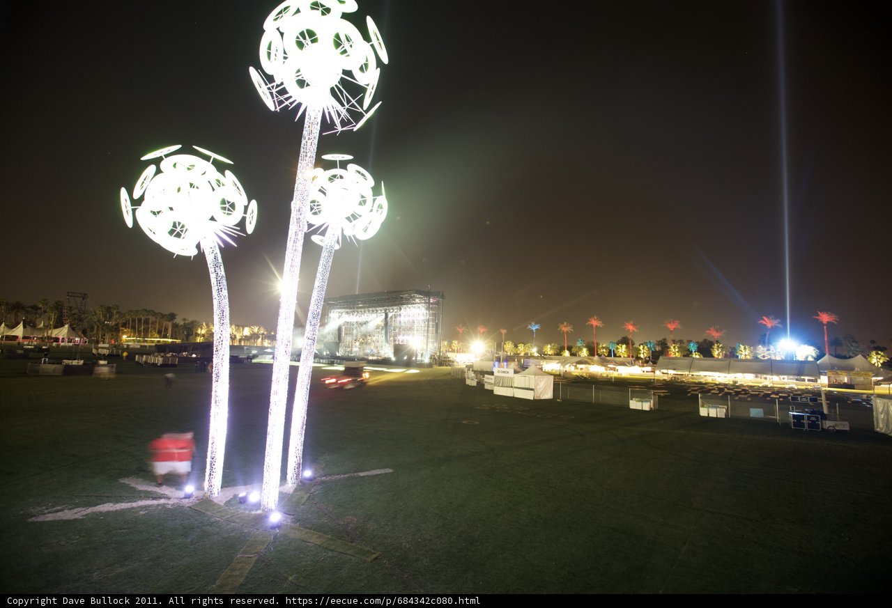 Illuminated Metropolis Sculpture at Night