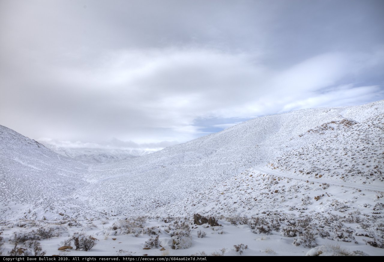 Majestic Snowy Mountain Range