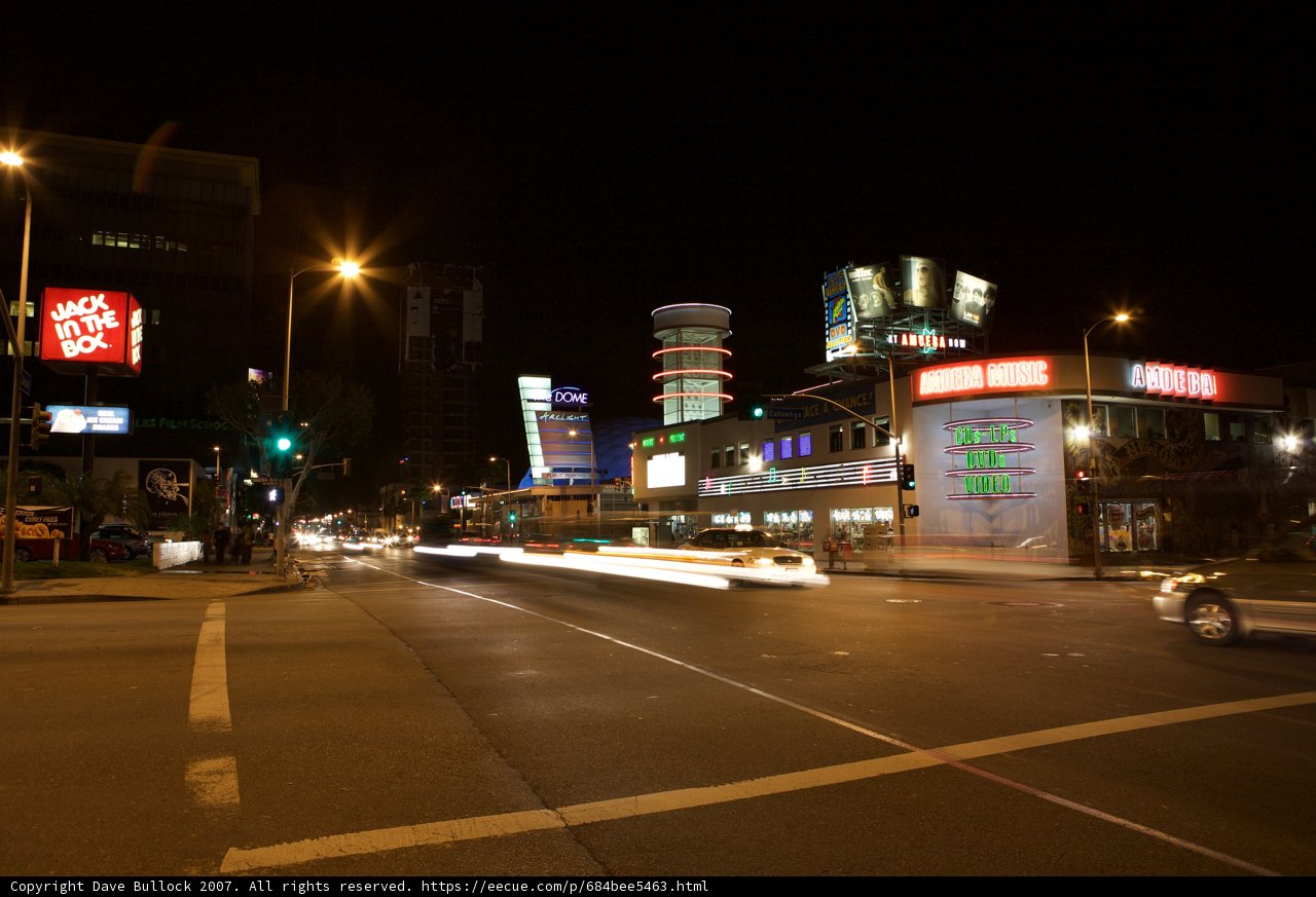 Nighttime Traffic in the Heart of the City