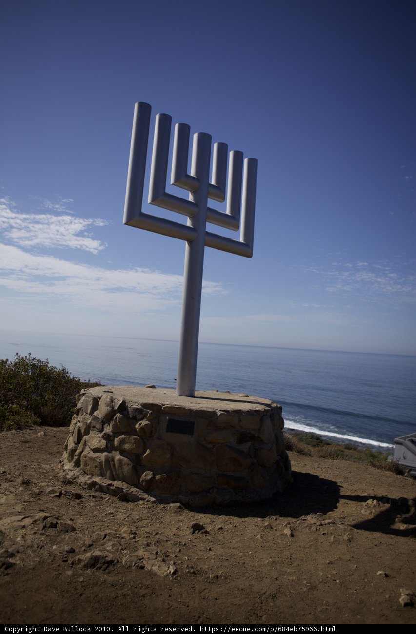 Menorah by the Sea