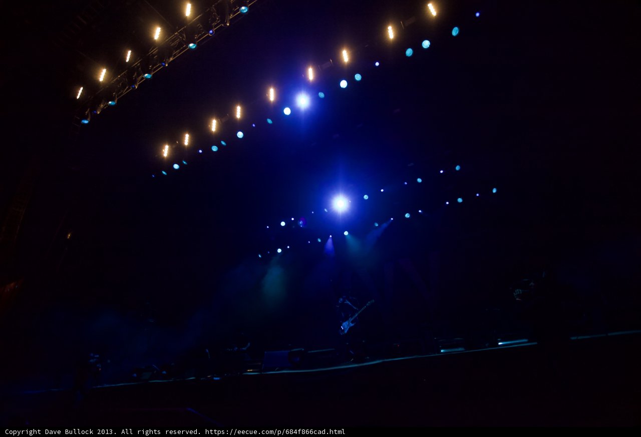 Blue Lighting on Coachella Stage