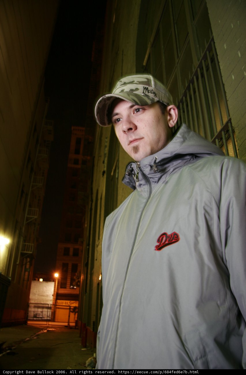 Nighttime in the Grey Jacket