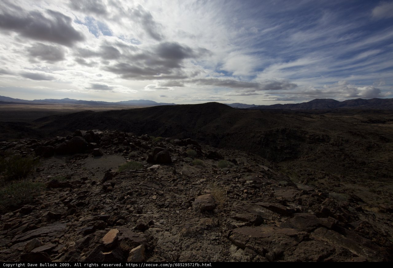 Overlooking the Desert Plateau