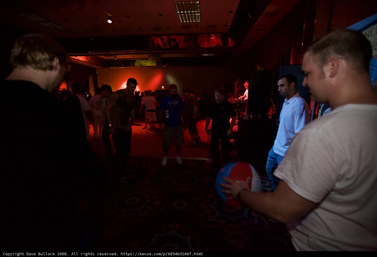 Night Club Fun with the Ball