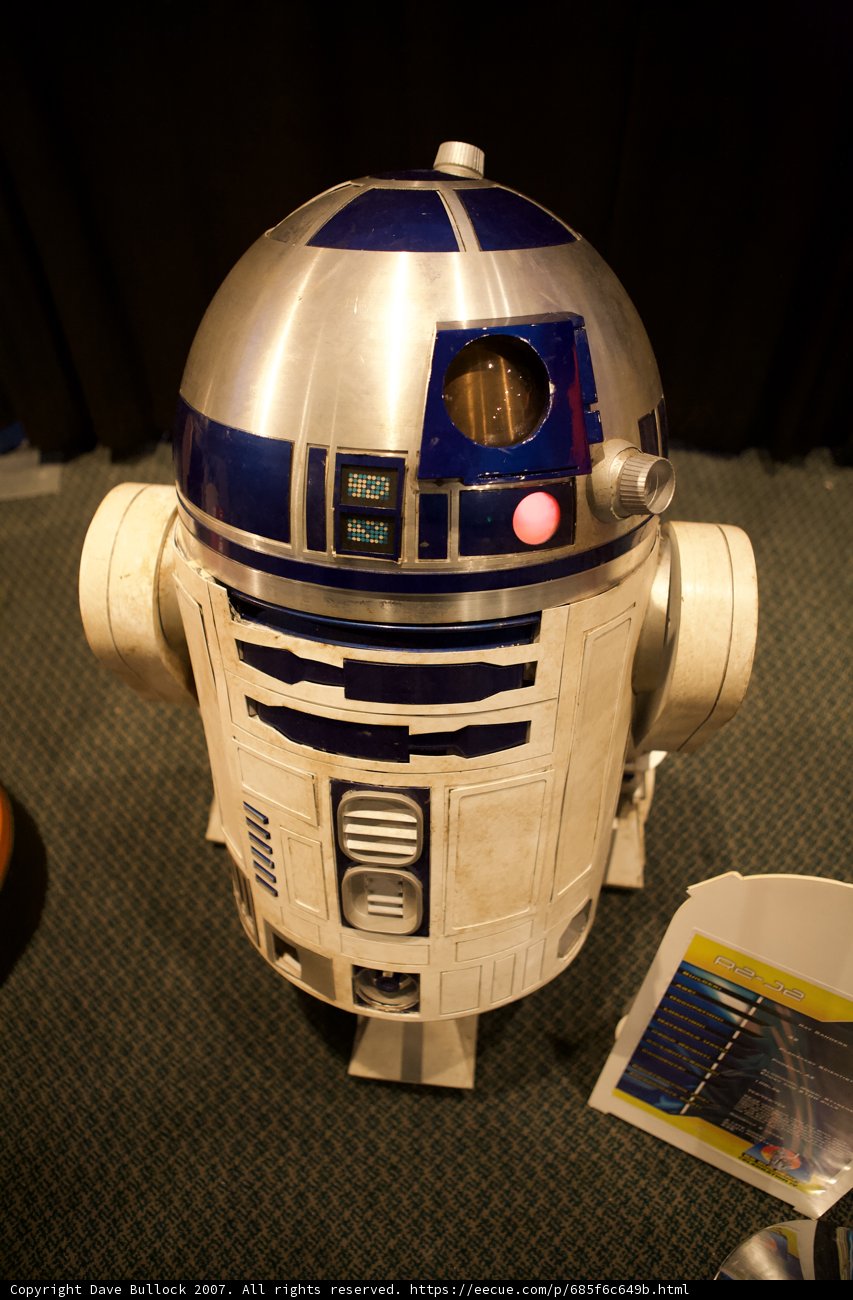 Star Wars Celebration: A Display of R2-D2 Robot