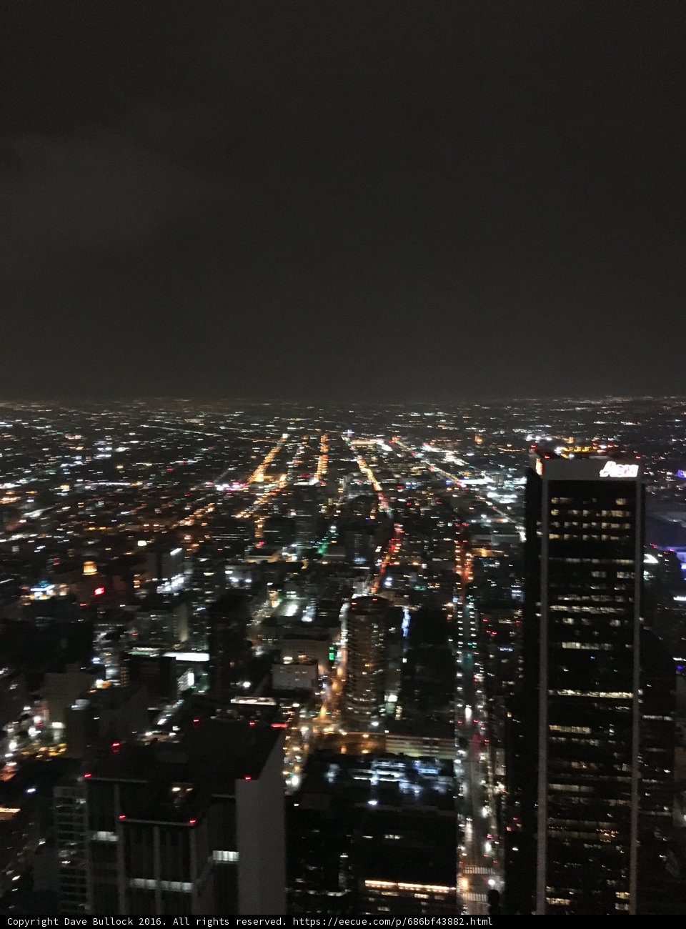 City Lights from the Los Angeles Tower
