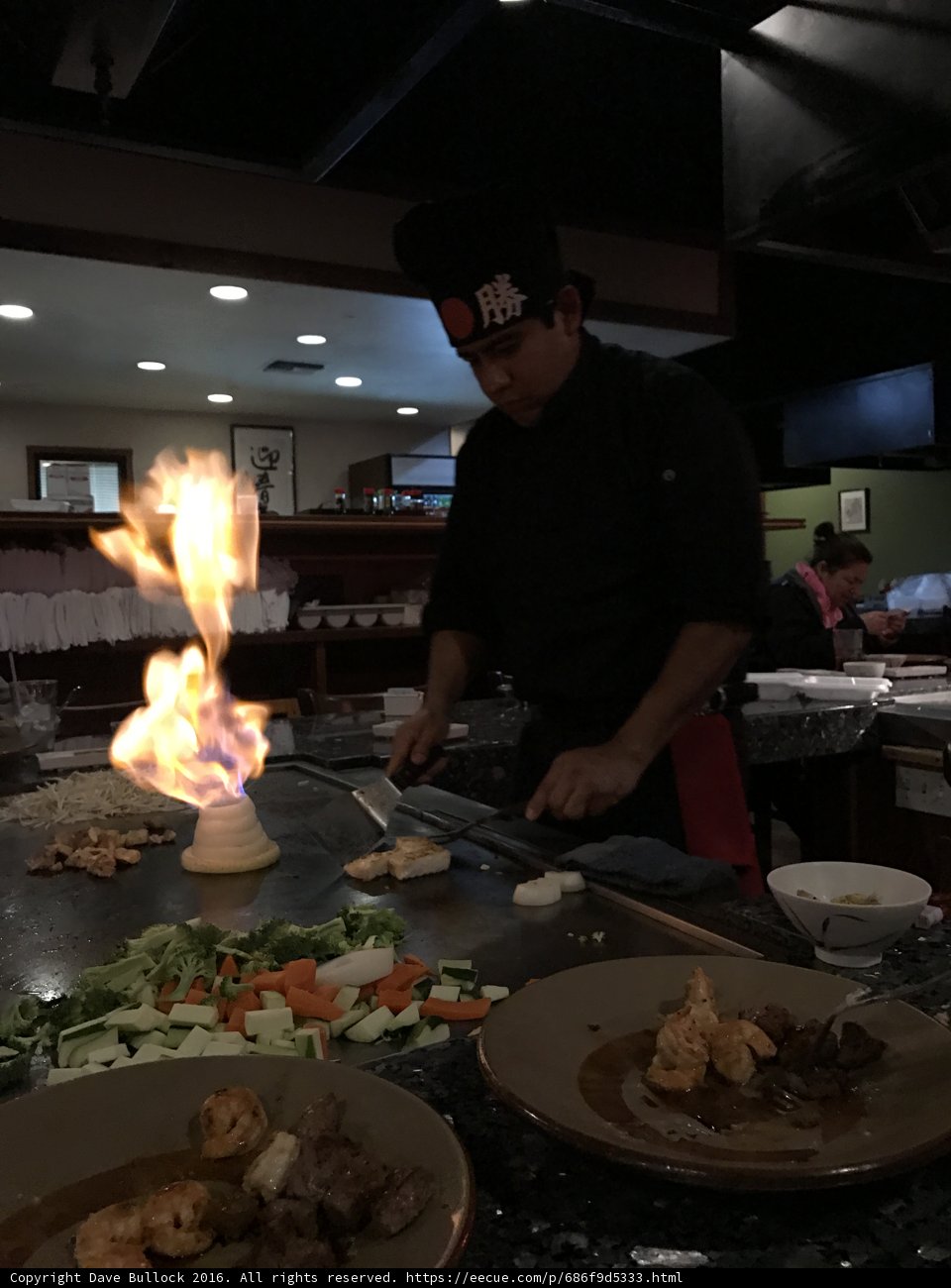 Flame-Grilled Meal Preparation