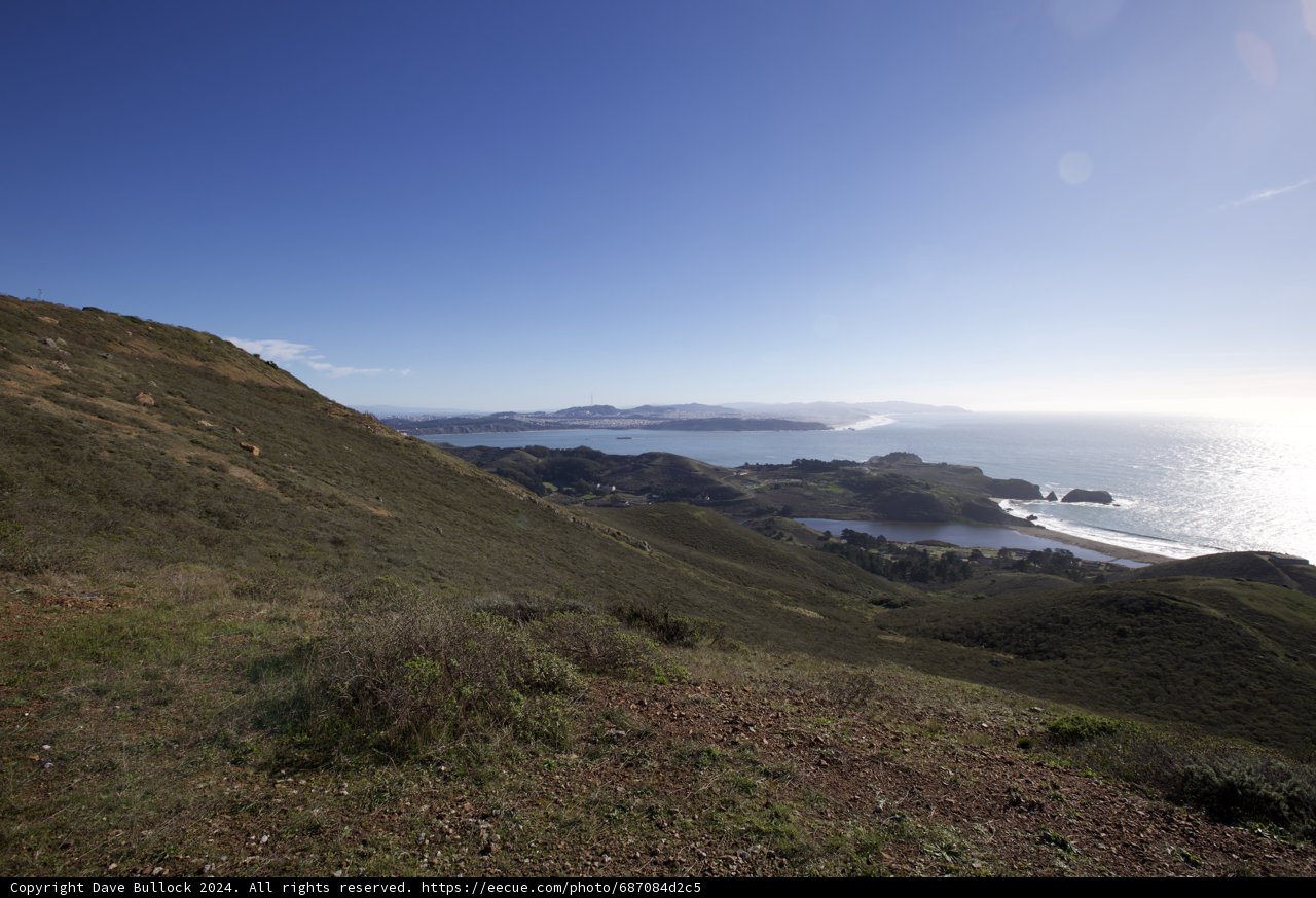 Majestic Ocean View from Marin Headlands Hill, 2024