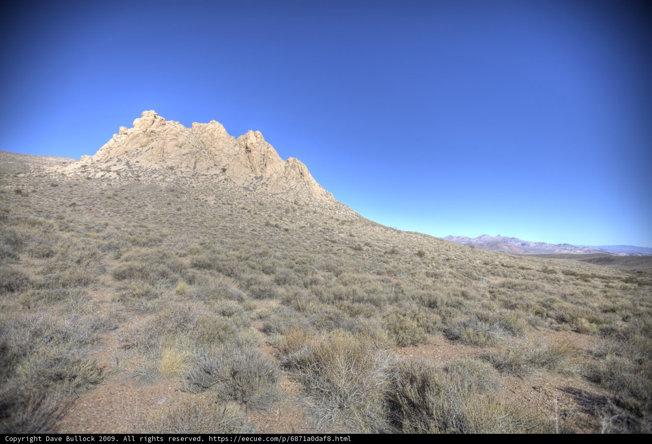 Majestic Mountain in the Desert