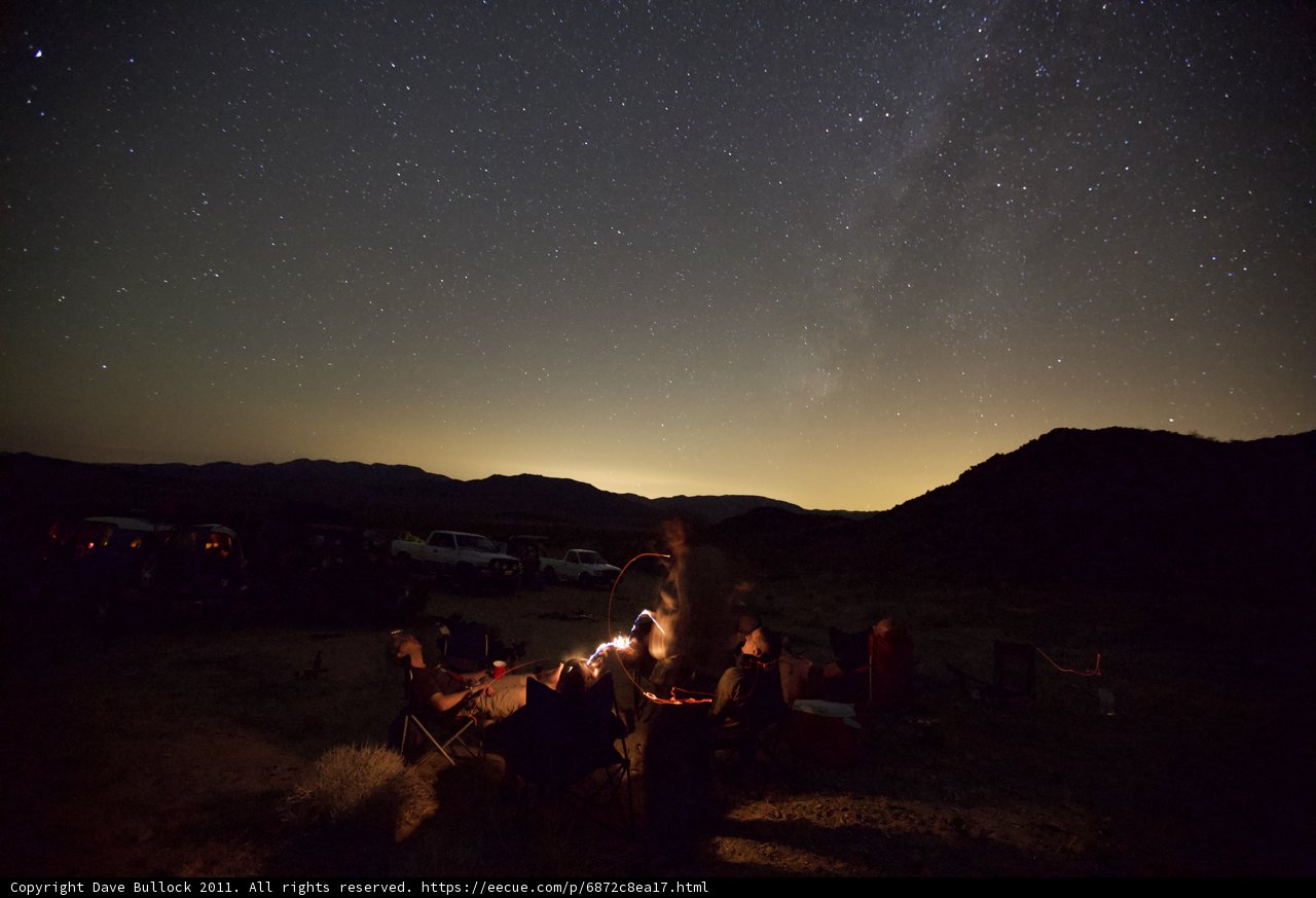 Starry Campfire Night