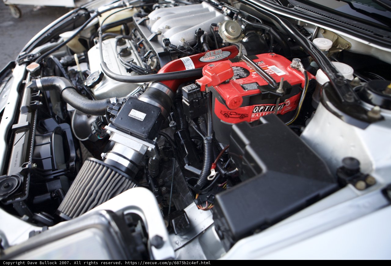 Red Air Filter Revs Up Engine