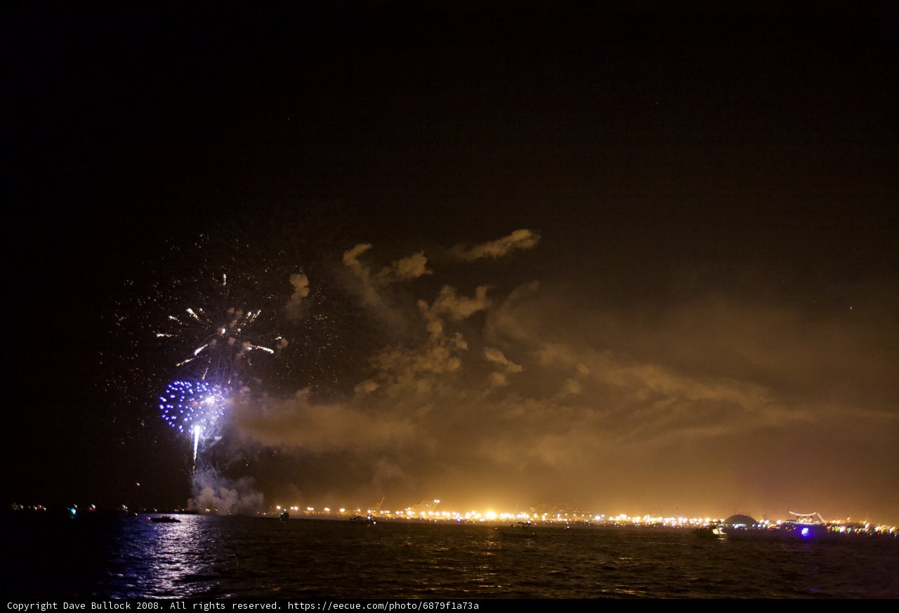 Explosive Night Sky Display