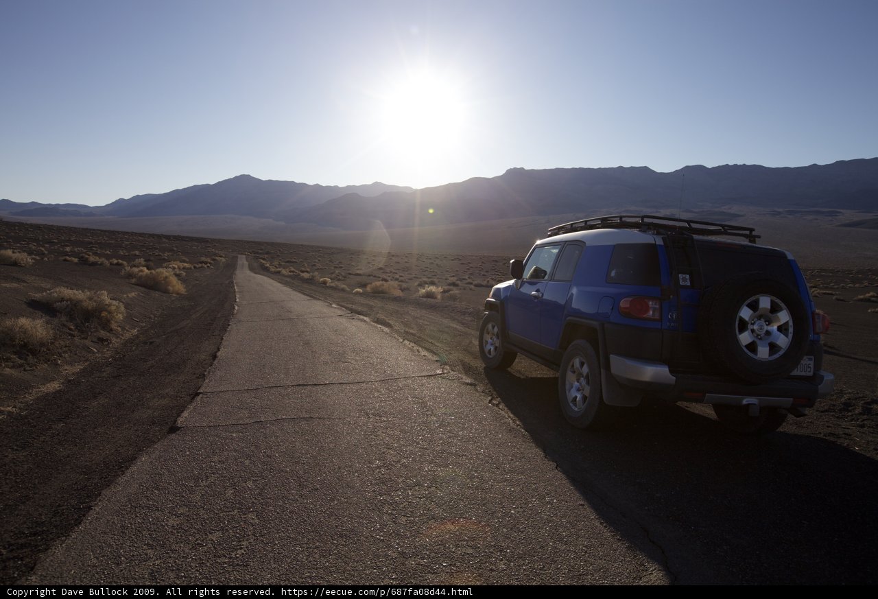 Driving through the Desert in Style