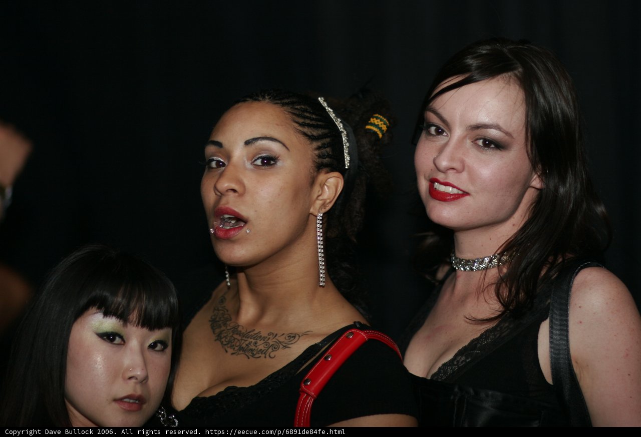 Three Badass Women at a Funky Soiree