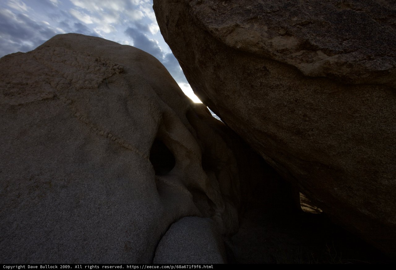 Sunburst through a Natural Rock Arch