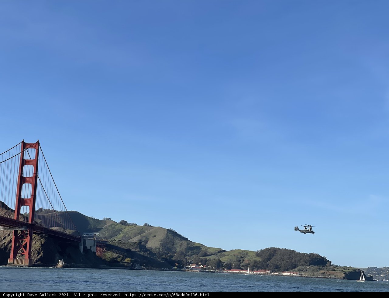 Flyover of Golden Gate Bridge