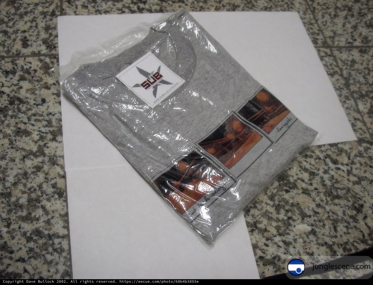 Vintage T-Shirt Preserved in Aluminium Foil