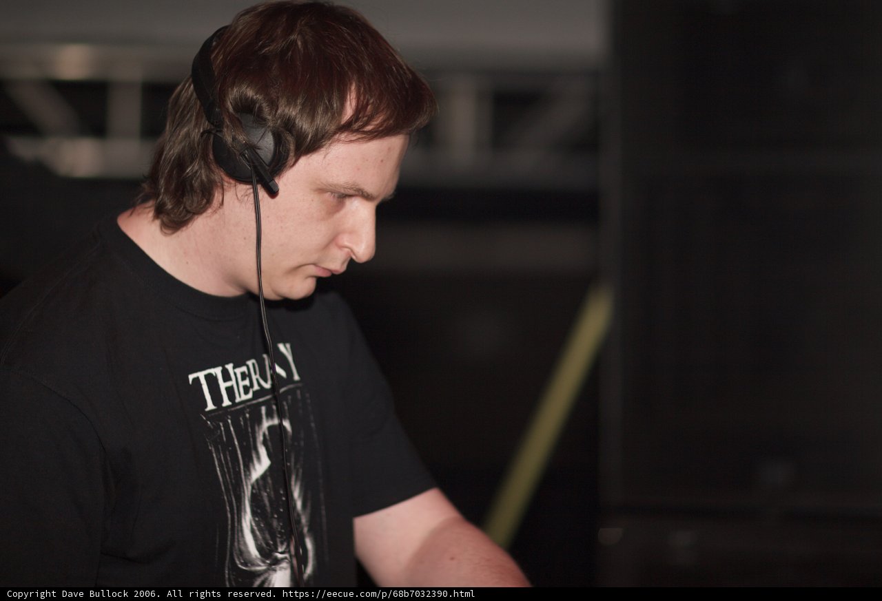 Music and Black T-Shirt