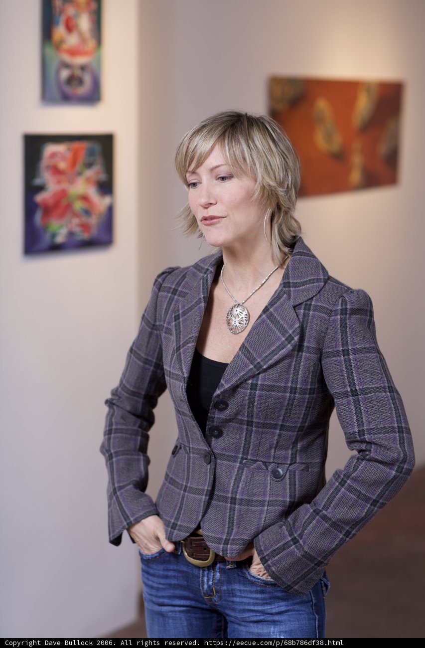 The Woman in Plaid: A Gallery Goer's Outfit