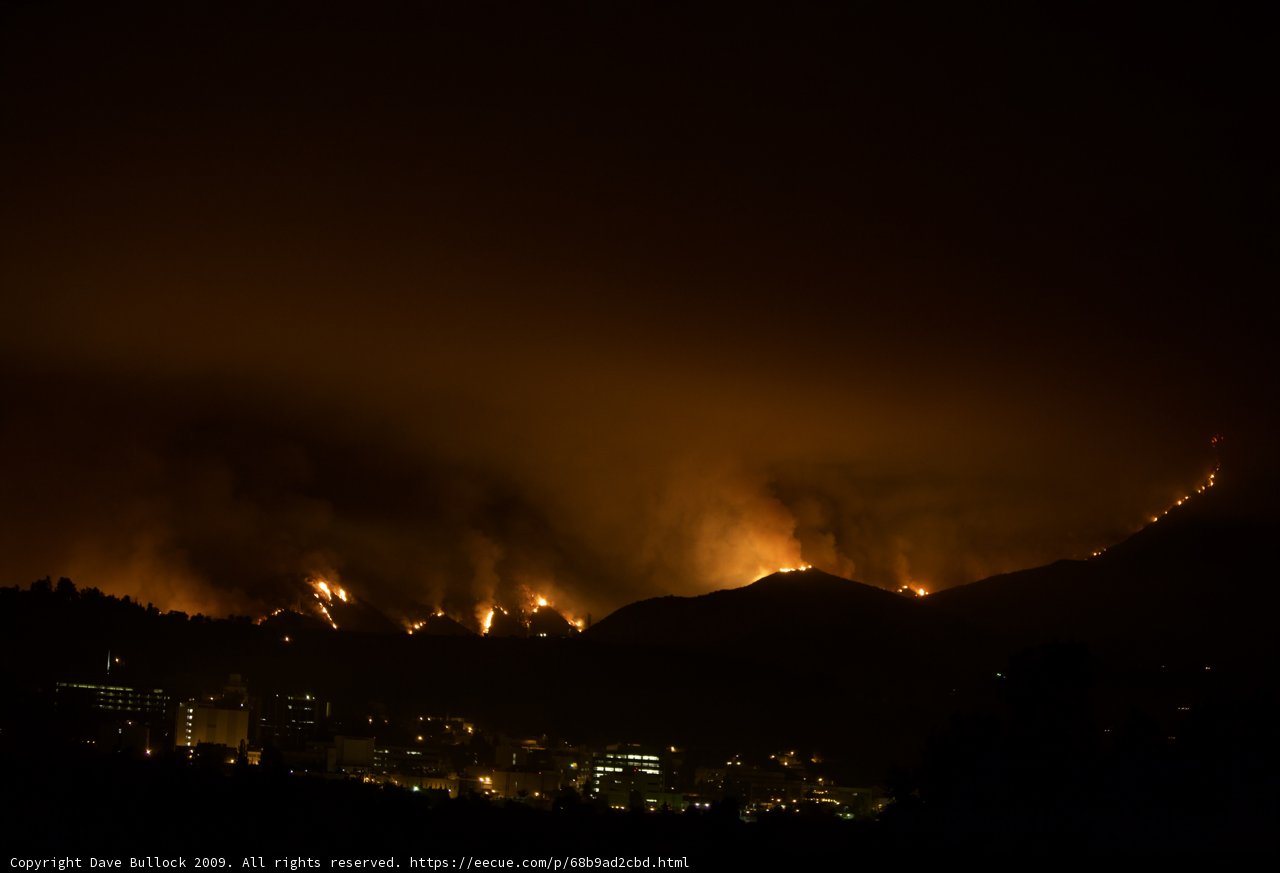 Flames on the Hill