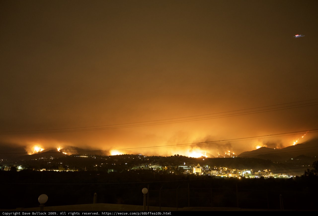 Aerial View of the Station Fire