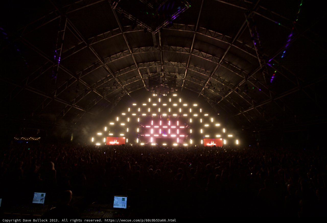 A Glowing Stage Set for An Electric Evening