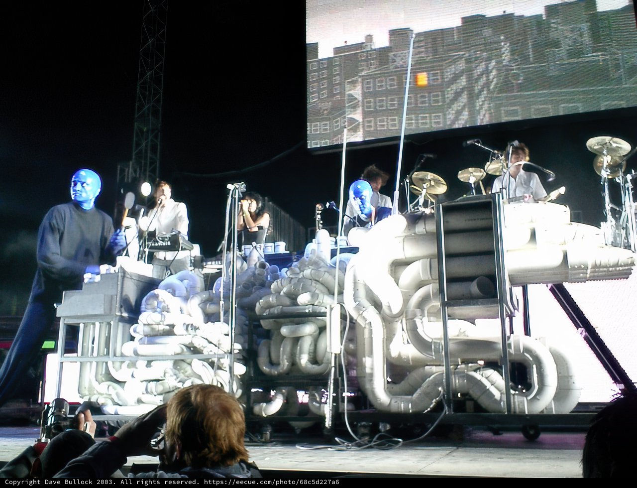 Blue Man Group Rocks O2 Arena