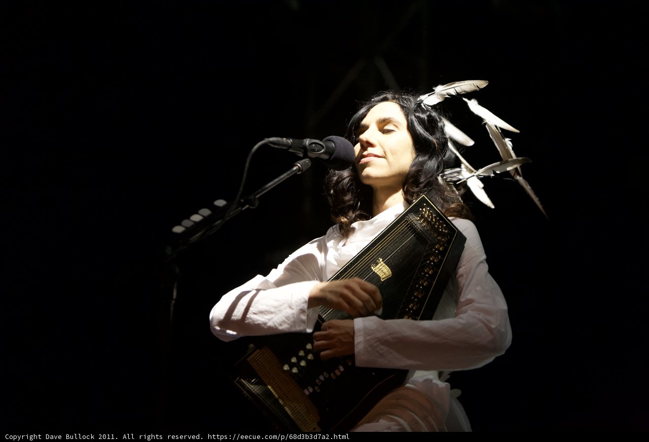 PJ Harvey Rocks the Crowd with Her Accordion