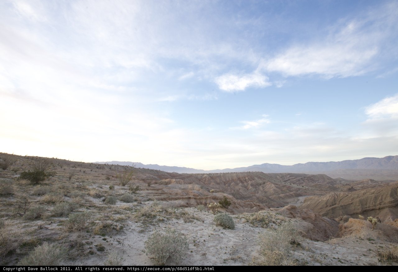 Serene Vistas of Anza Borrego Wilderness