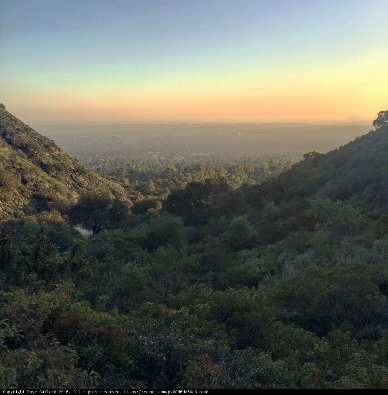 Sunset over the Hills