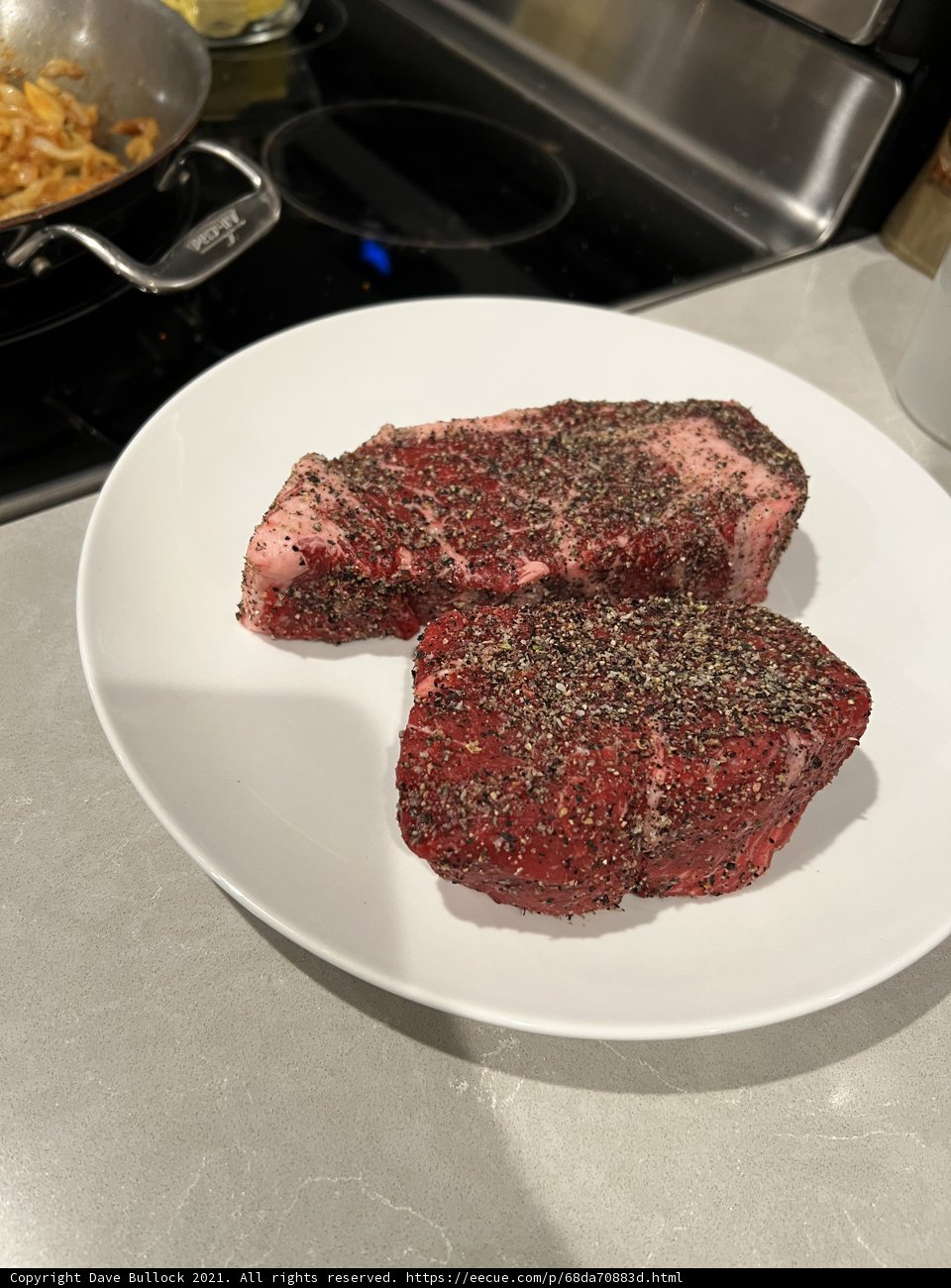Juicy Beef Steaks with Spices