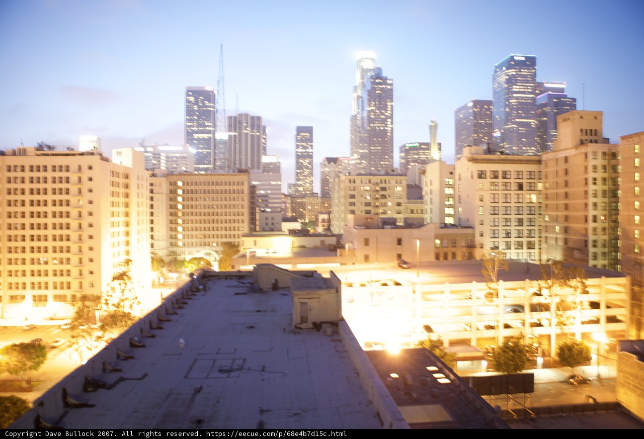 Breath-taking Urban Metropolis at Dusk