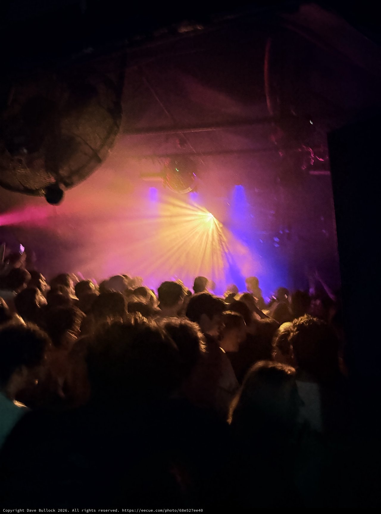 Crowd at Underground Music Venue in London