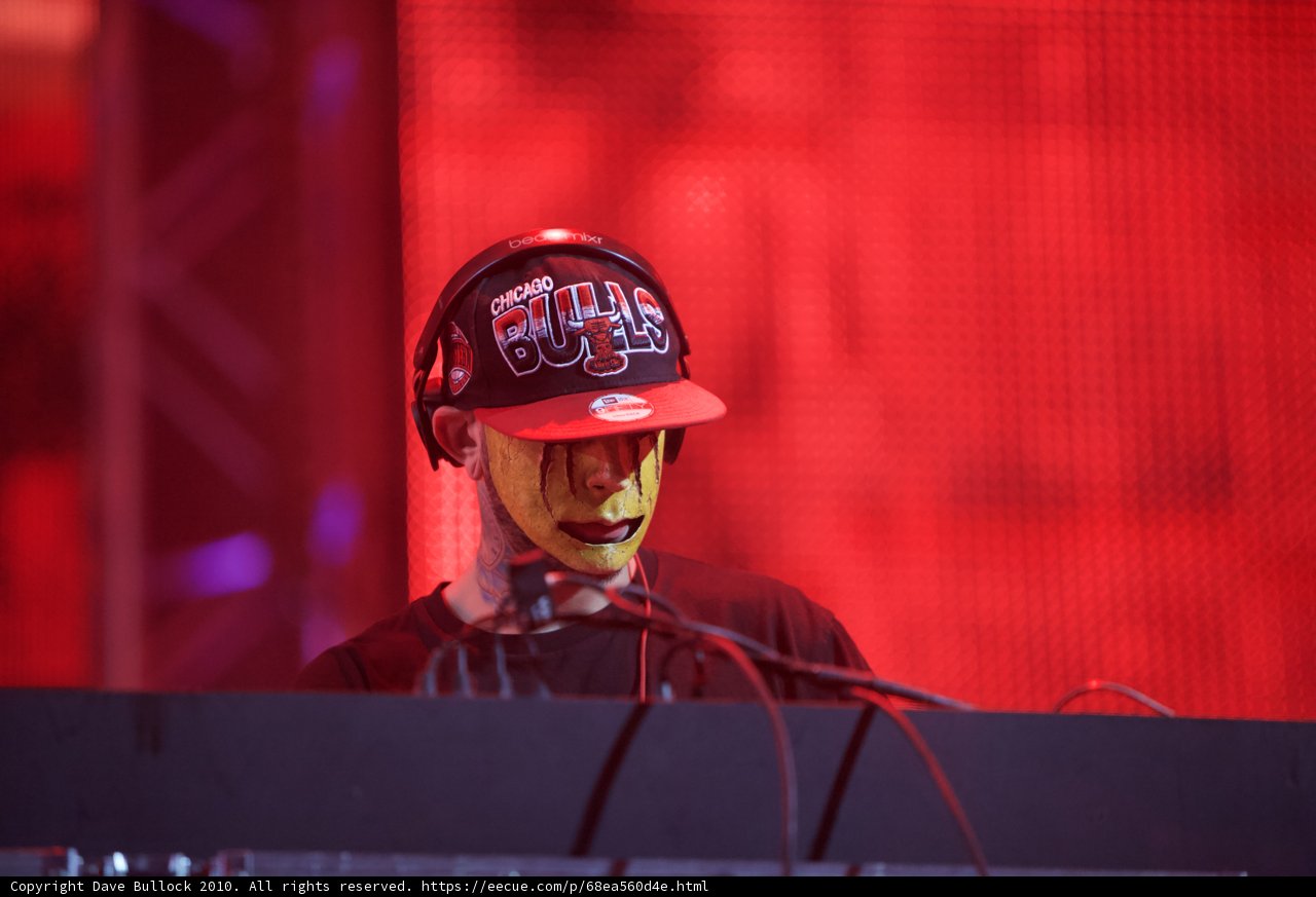 Masked Man on Stage