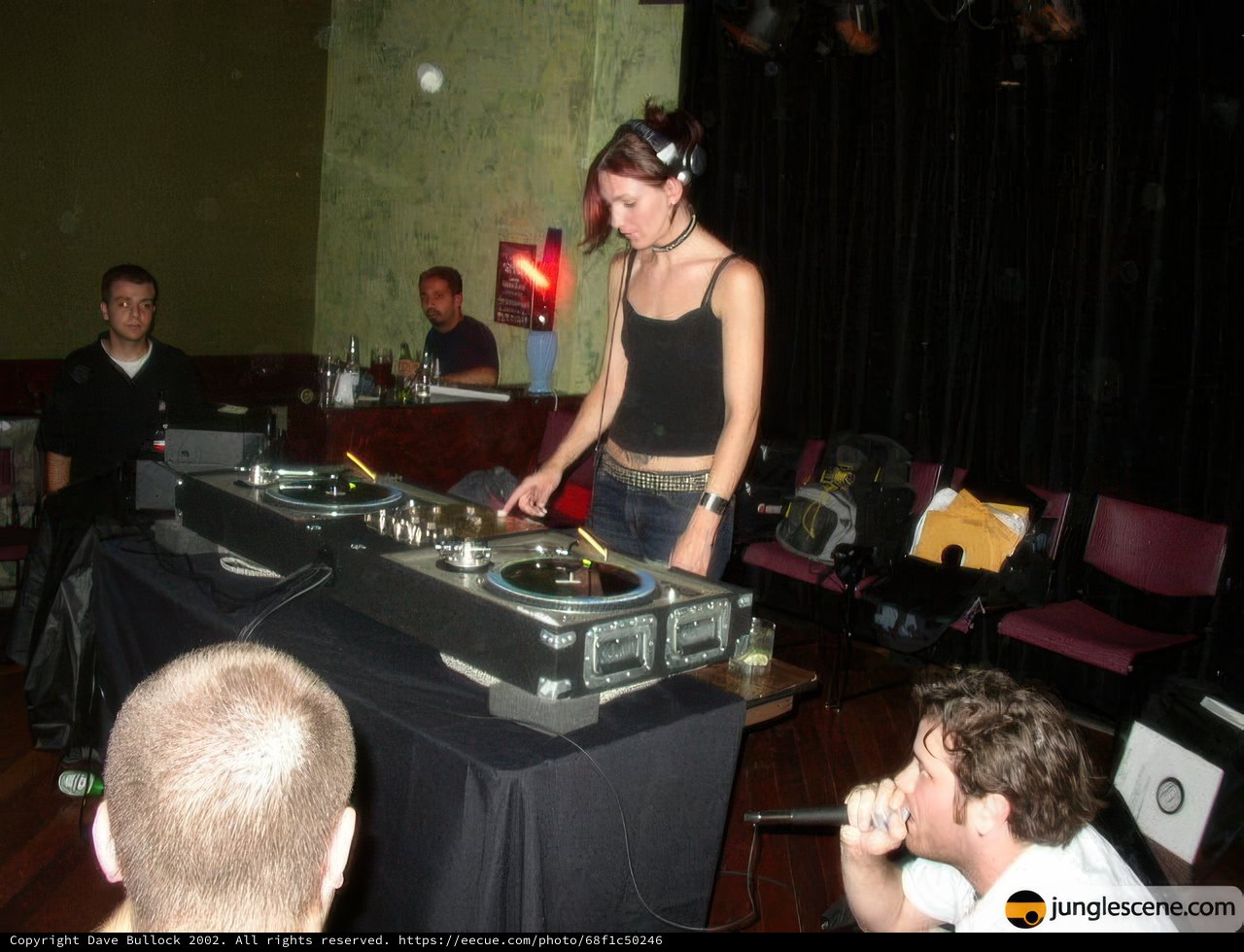 DJ queen rocks the club
