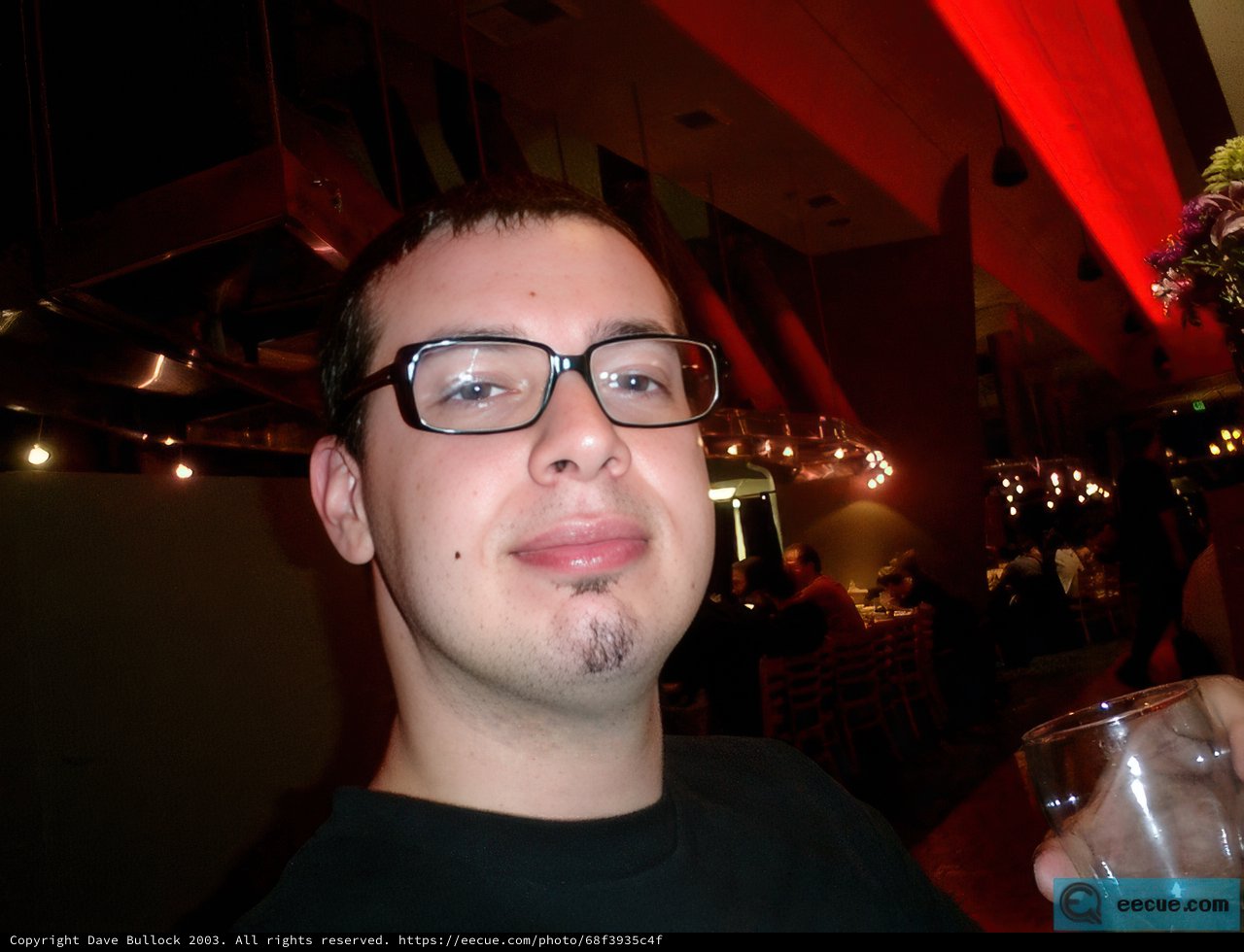 Dave B Enjoying a Glass at the Pub