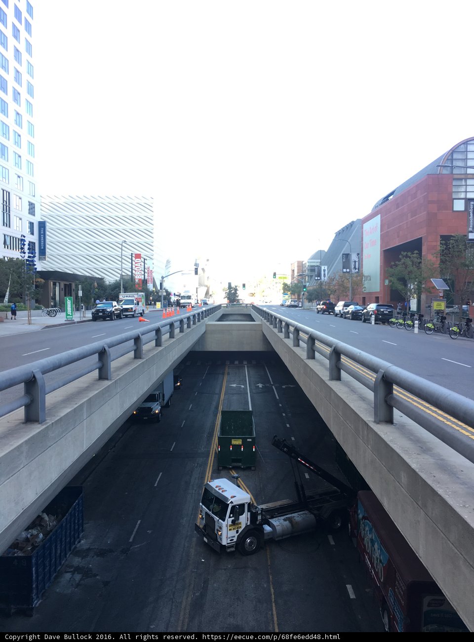 Truck under the LA Overpass