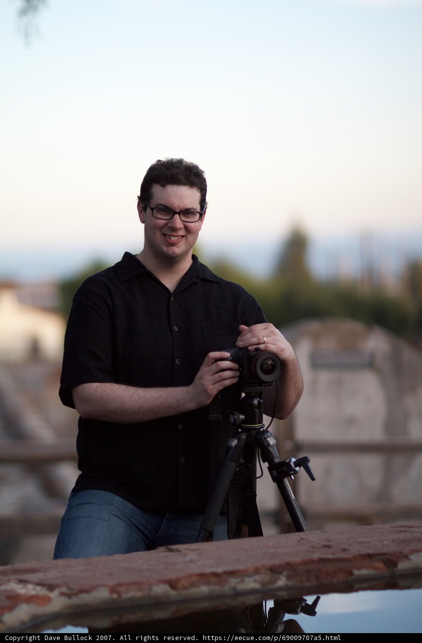Photographer Dave B Posing for a Photo Outdoors