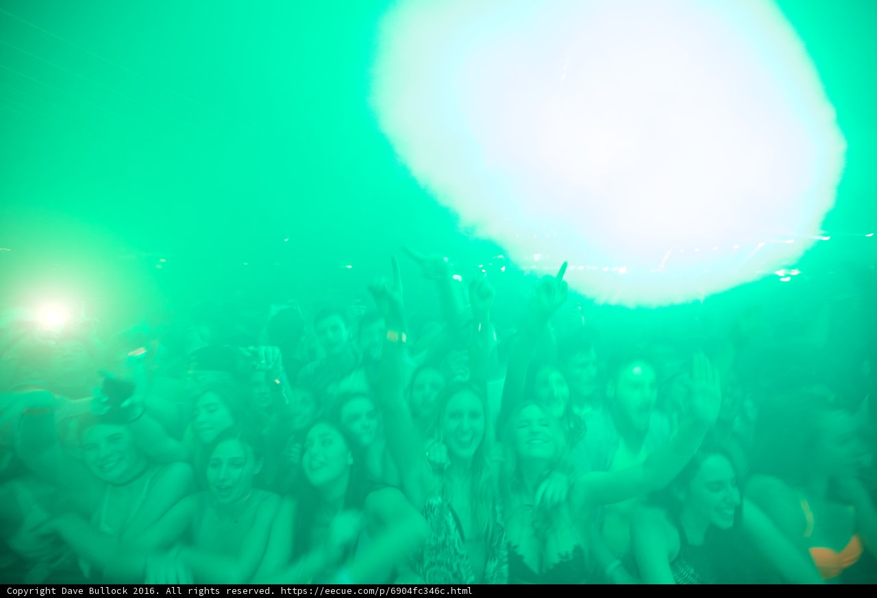 Foggy Crowd at Coachella
