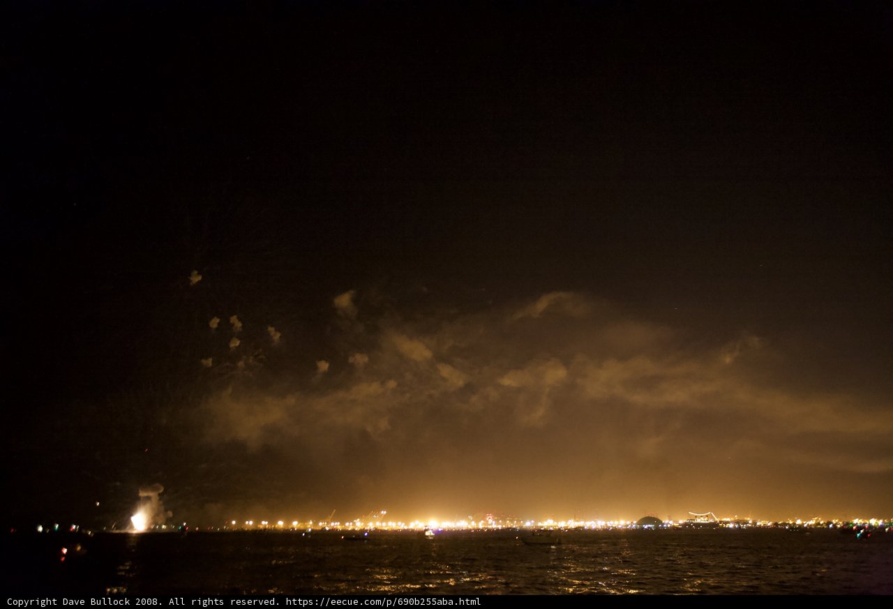 Fourth of July Fireworks Spectacular over San Francisco Bay