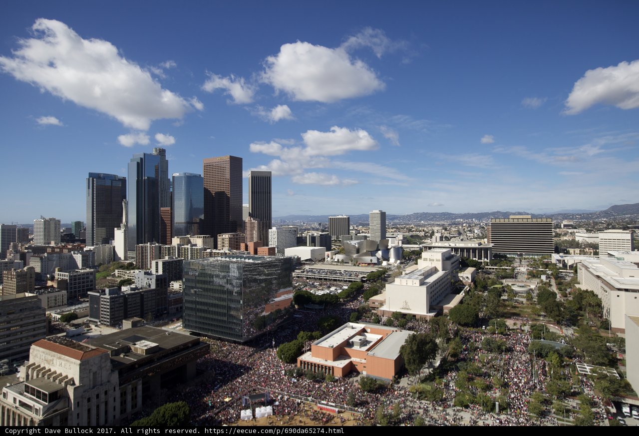 Cityscape View from Los Angeles City Hall