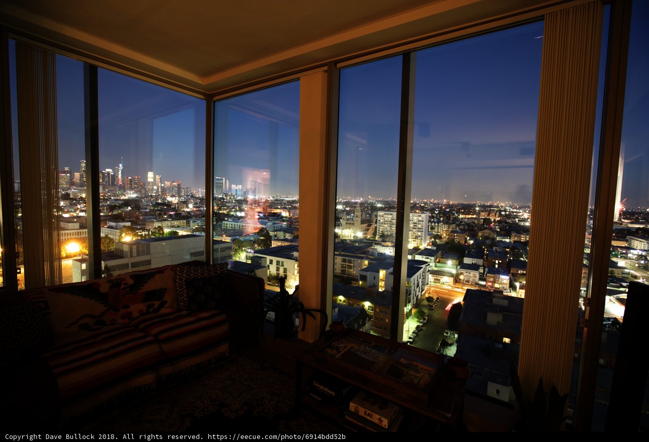 Cityscape from a Luxurious Penthouse