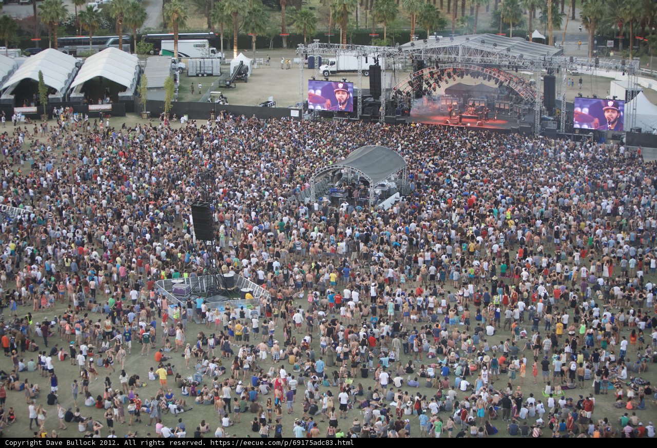 Coachella Concert Crowd