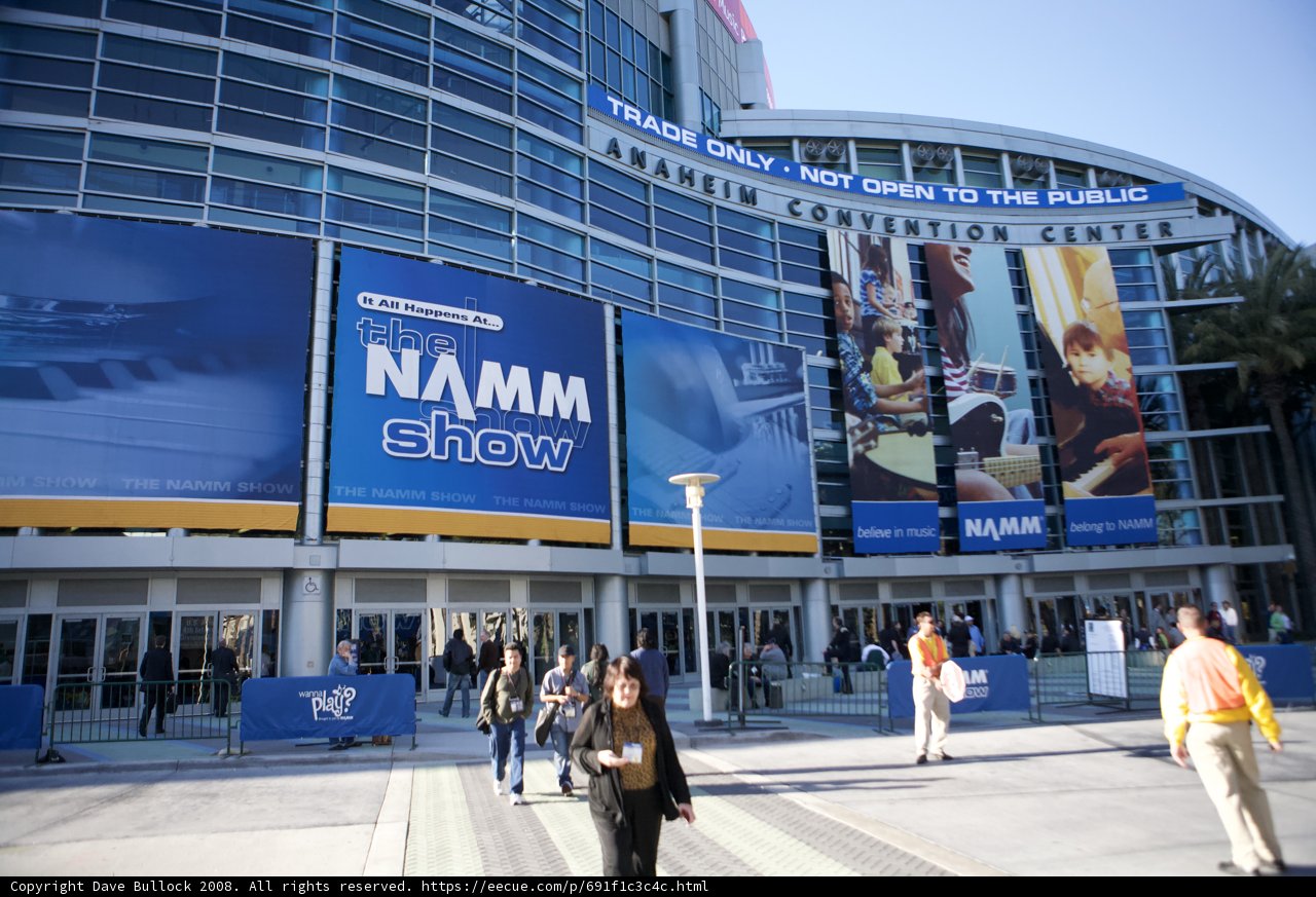 NAMM Show Buzzes with Advertisement and Shopping Activities