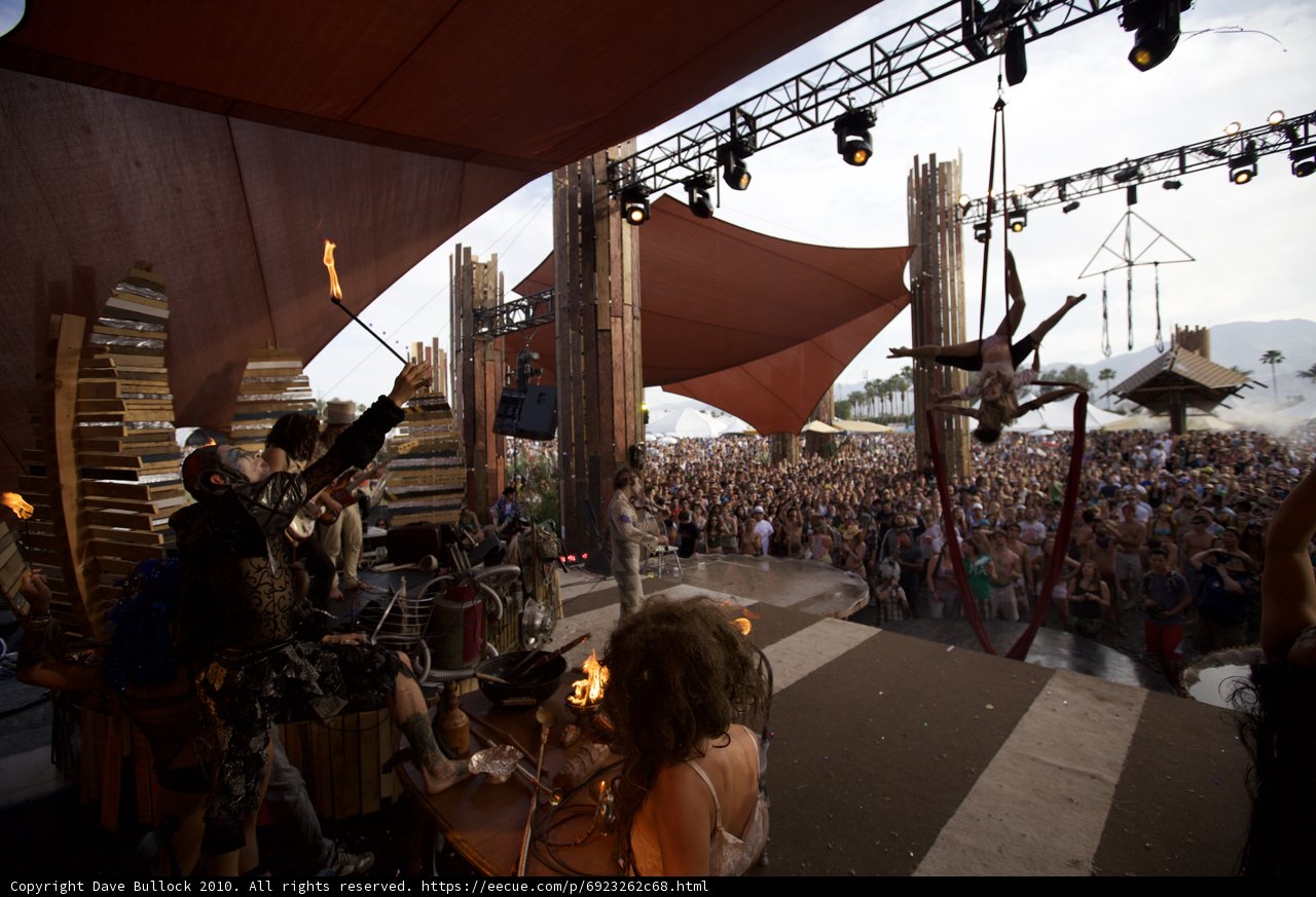 Captivated Crowd at Coachella Sunday Concert